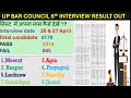 Up Bar Council 6th interview result out