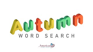Autumn - Word Search Puzzle - Easy Format