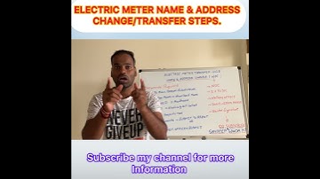 Electricity Meter Name & Address Transfer/Change- Online /Offline #shortfeeds  #dosubscribemychannel