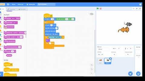 Scratch #2: Hướng dẫn lập trình game Mèo đuổi Chuột bằng Scratch