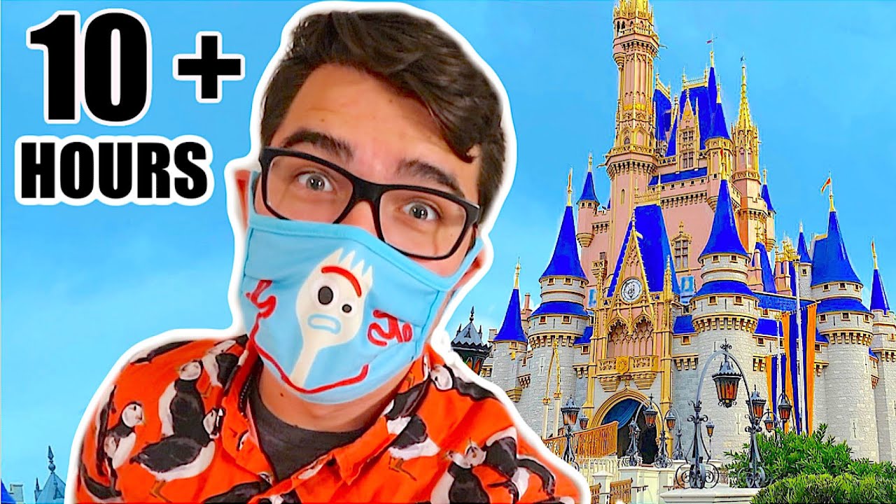Wearing A Face Mask For 10 Hours At Disney World Magic Kingdom
