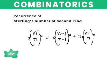 Proving the Recurrence Relation of Sterling