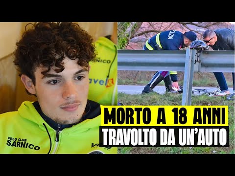 Video TRAGEDIA NEL CICLISMO ITALIANO: MORTO TRAVOLTO DA UN'AUTO A SOLI 18 ANNI FRANCESCO MAZZOLENI