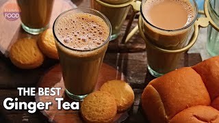 అల్లం టీ కి నిజమైన టిప్స్ కొలతలు | Best Ginger Tea Recipe with tips| Allam tea @vismai food