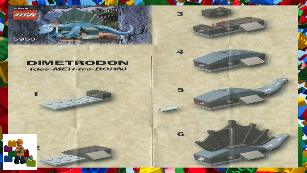 LEGO instructions - - - Dimetrodon - YouTube