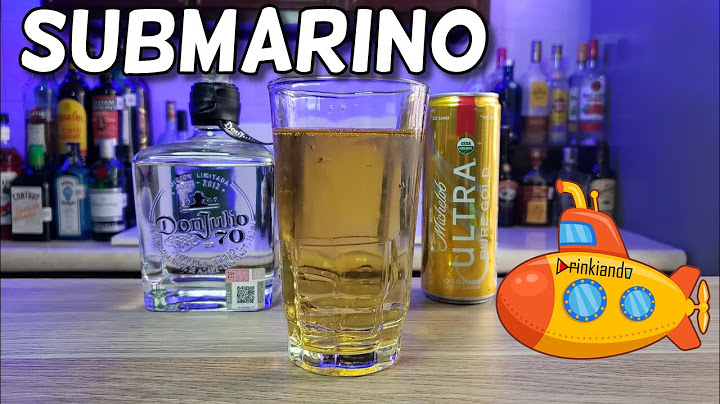 🍺¿Cómo Preparar EL SUBMARINO? 🍻  | Delicioso Coctel con Tequila y Cerveza | Drinkiando