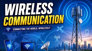 Wireless: Wave, EM and mech. transverse, longitudinal.equation,phase frequency wavelength amplitude 