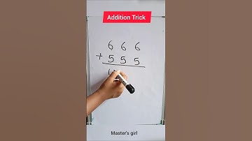 Addition Trick #maths #mathtricks #education