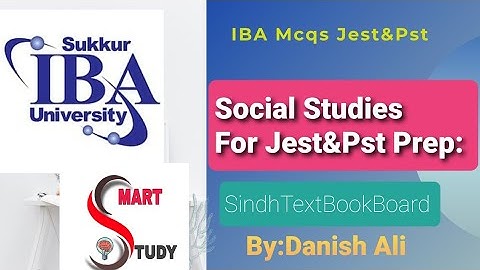 Social study part1| Iba test jest pst |stbb #jest #pst #ibatest #sindhtextbookboard