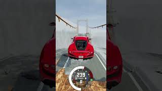 КАКАЯ ТАЧКА ПЕРЕПРЫГНЕТ РАЗРУШЕННЫЙ МОСТ в BeamNG Drive Мемы и приколы #beamngdrive #shorts