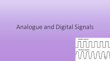 Analogue and Digital Signals Quiz (GCSE Science OCR Gateway)