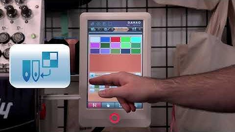 How to use the Butterfly Embroidery Machine Control panel in 4 easy steps!  Part 3 of 4