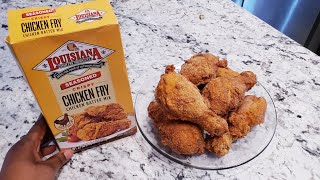 HOW TO FRY LOUISIANA SEASONED CRISPY CHICKEN FRY\\BATTER MIX 