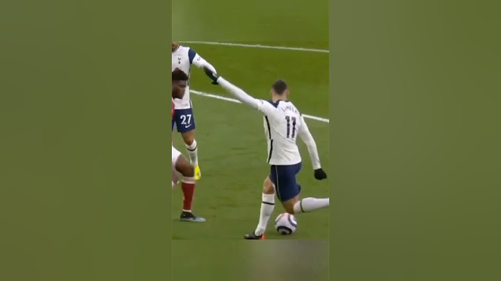 Erik Lamela rabona goal against Arsenal