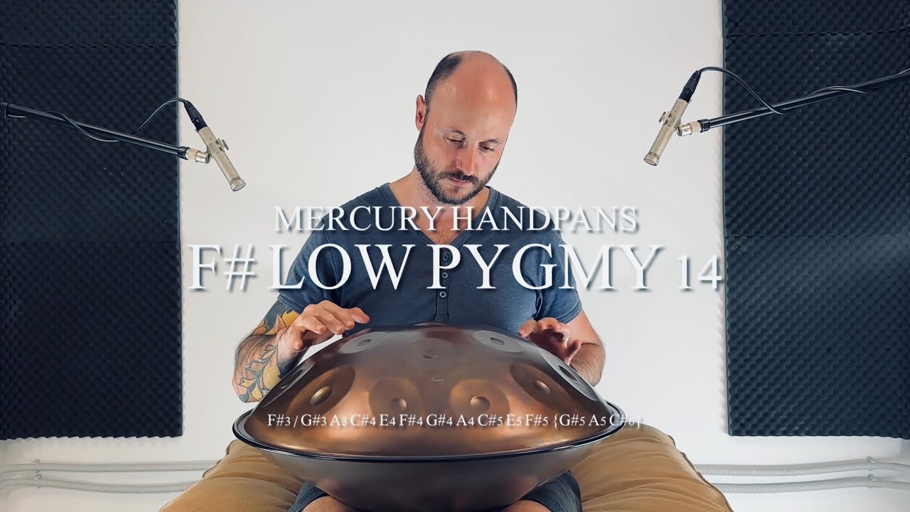 Mercury F# Low Pygmy 14 (Handpan / Pantam / Sound Sculpture)