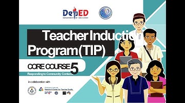 Teachers Induction Program (TIP) - Coursebook 5