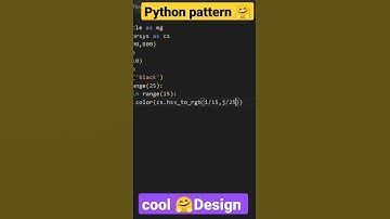 new Cool Design in python #short #shorts #program #code #coding #reels #video #status #viral #trend🤗