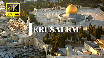 Oldest & Holiest City Jerusalem in 4K ULTRA HD 60FPS Video by Drone