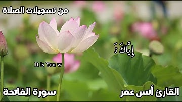سورة الفاتحة بصوت القارئ أنس عمر |
