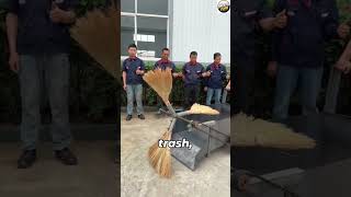 China cleans up after a shock 😲🫨 #machine #chaina