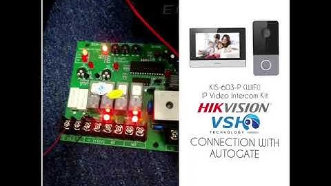 How Wifi Intercom Intergrated With Autogate