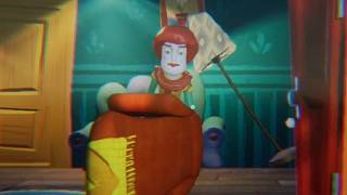 WATCHING TV in CLOWN PLAYER HOUSE - Hello Neighbor Mod