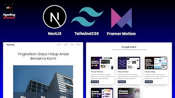 Membuat Website dengan NextJs, TailwindCSS dan Framer Motion untuk Pemula🚀