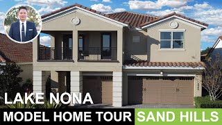 Lake Nona Luxury Home Tour | Sand Hills Model | Double Master, 4,238sf, 5BD, 5B, 3 C | Orlando Homes