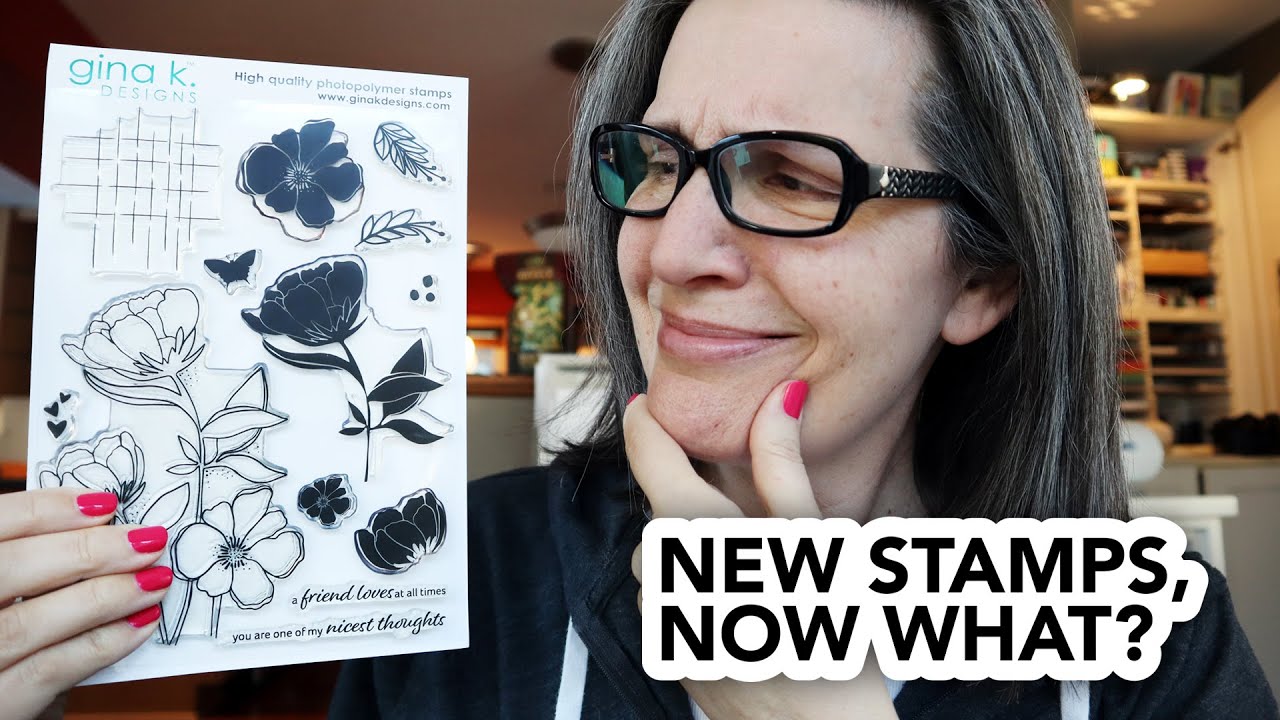 New Stamps, Now What? Stamping simple florals!