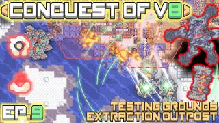 Acquiring Launch & Landing Pads From Extraction Outpost! | Mindustry: Conquest of v8 ep.9