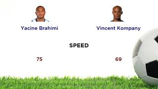 Yacine Brahimi vs  Vincent Kompany