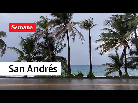 Así luce San Andrés ante la llegada de la tormenta Julia | Semana noticias