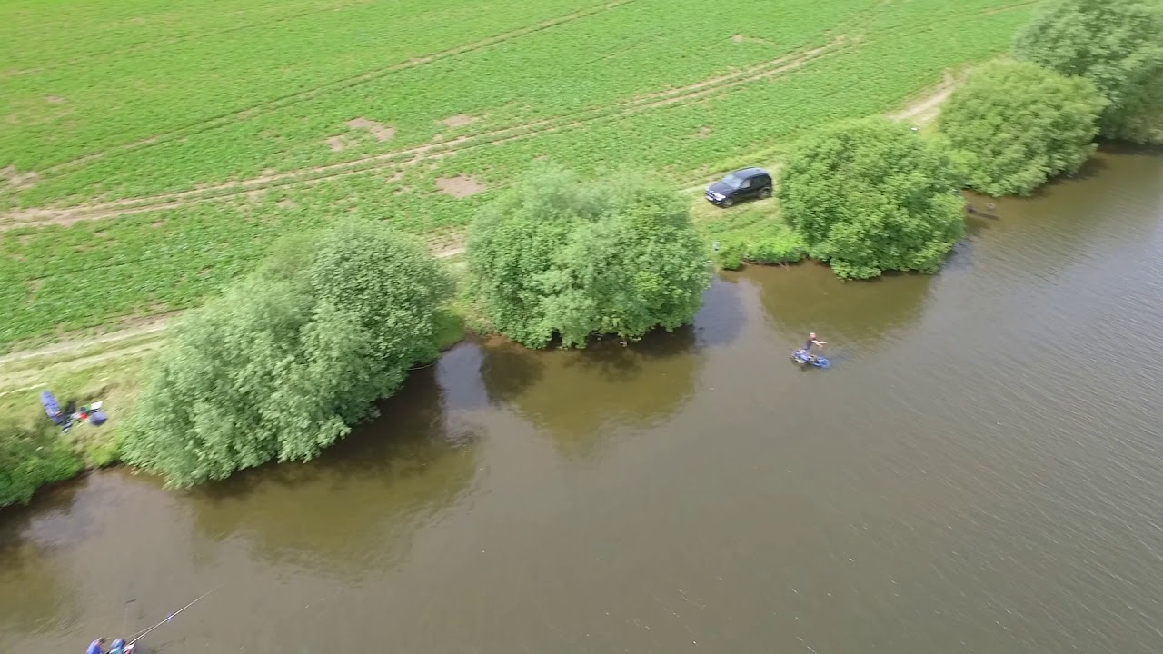 Fishing and boats on river Trent. - YouTube