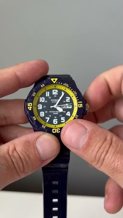 Как перевести дату часы CASIO - YouTube