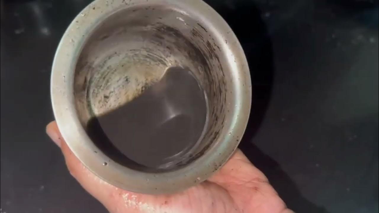 Easy method to clean burnt vessel. YouTube