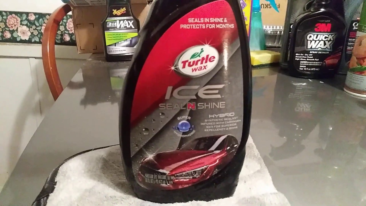 Turtle wax ice seal n shine could i use this as a drying aid wow its
