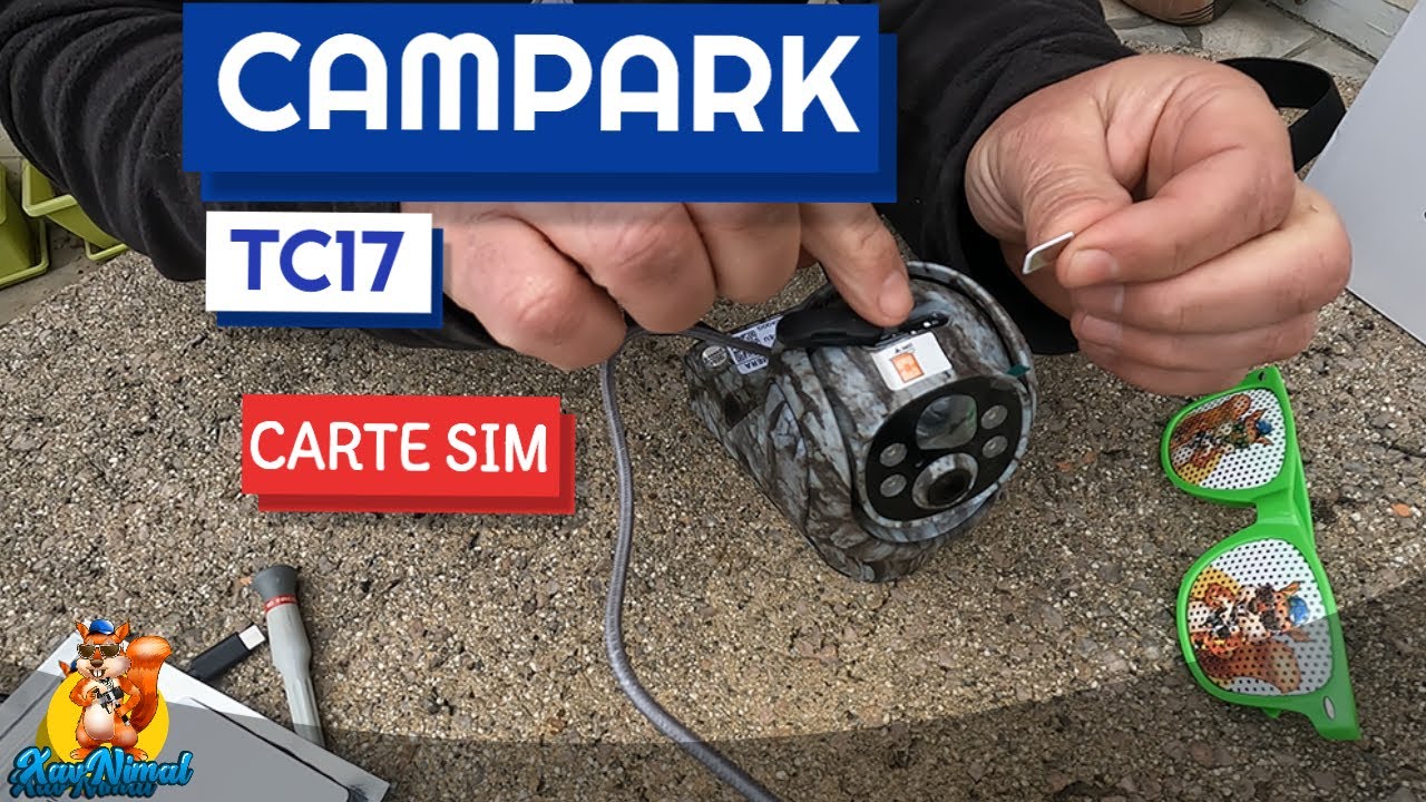 SIM CARD INSTALLATION in the hunting camera CAMPARK TC17 