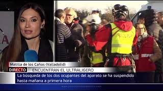 Desaparición ultraligero avioneta n río Duero (aeródromo de Matilla, Villamaricel-Valladolid)