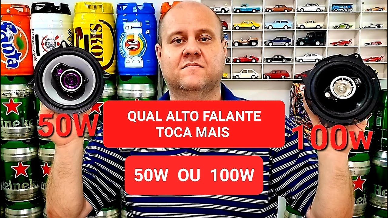 QUAL ALTO FALANTE TOCA MAIS ? 50W OU 100W ?