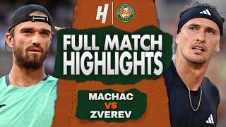 Tomas Machac vs Alexander Zverev - FULL Match Highlights | Roland Garros 2026