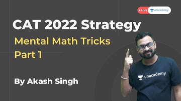 Check out our latest offerings - https://bit.ly/CAT_Whatsnew Mental Maths Tricks Part 1 for CAT 2022