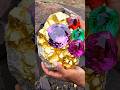 OMG! $750,000 Giant Multi-Color Diamonds Carved in Gold Found Inside a Massive Rock | Diamond Hunter
