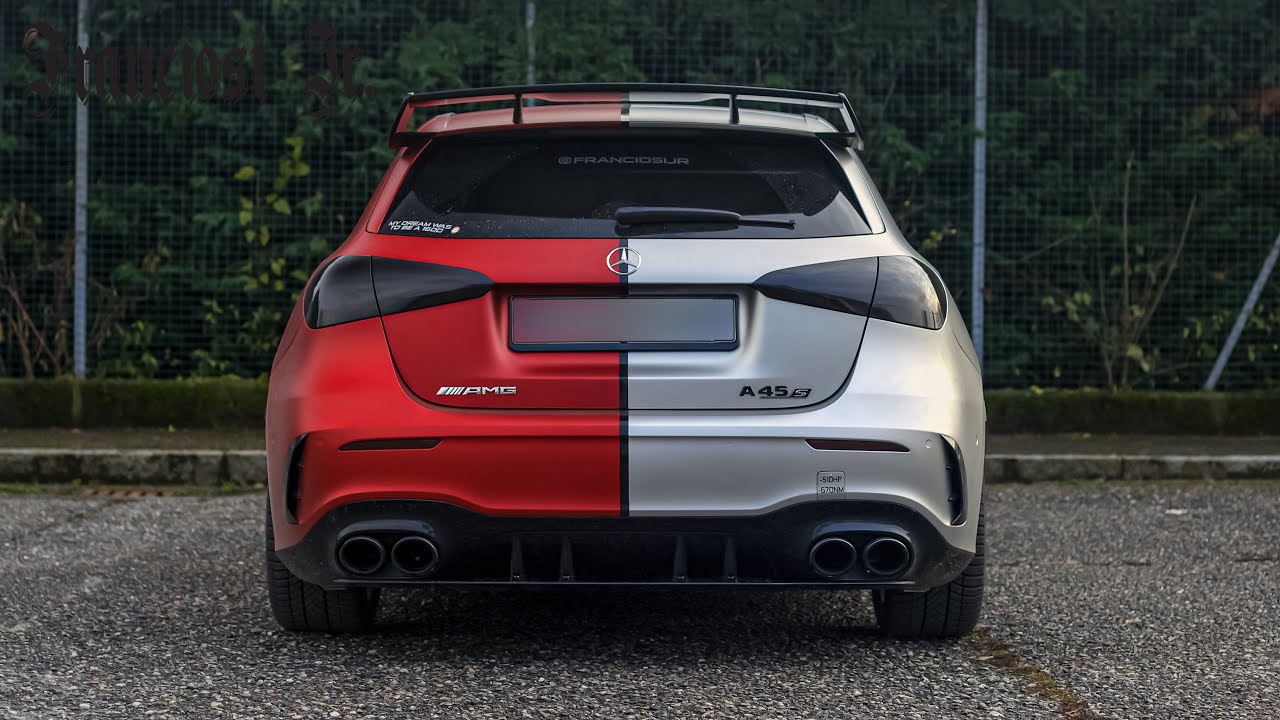 MERCEDES-BENZ AMG A45 S 4MATIC+ 2020 STAGE 2 - COLD START UP, SOUND ...