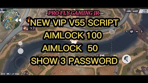 RULES OF SURVIVAL SAFE 1001% NEW AIMLOCK V55 VIP SCRIPT | MODEL+BYPASS | MOD GG