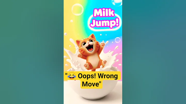 Video 11008811: milk cat funny, funny cat jumping, curious kitty, kitty games, funnycats