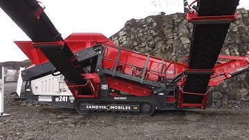 Sandvik QE241 Mobile scalper @ Detailed view