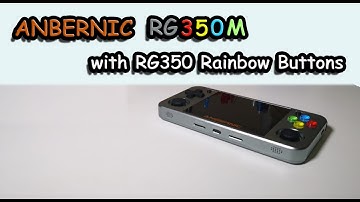 2020 New Metal RG350M Retro Gaming Handheld Console - How to install the RG350 Rainbow buttons?