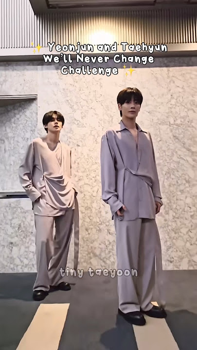Download lagu Yeonjun and Taehyun We’ll Never Change Challenge ✨ #taejun #yeonjun #taehyun #txt #tiktokdance #kpop