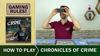 Chronicles of Crime  - Official How-to-Play video from Gaming Rules! screenshot 4