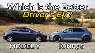 Tesla Model Y Long Range vs Hyundai IONIQ 5 Limited AWD  Head to Head Review!